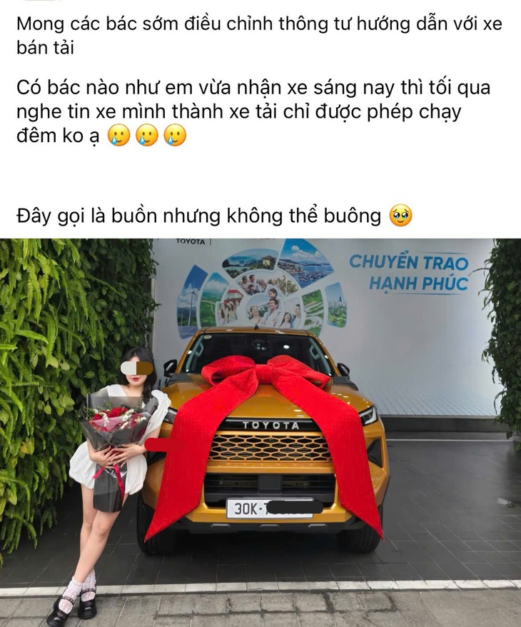 Vừa nhận xe bán tải đã lo bị cấm chạy ban ngày: Loại nào bị siết giờ lưu thông?- Ảnh 1. Vừa nhận xe bán tải đã lo bị cấm chạy ban ngày: Loại nào bị siết giờ lưu thông?- Ảnh 1.