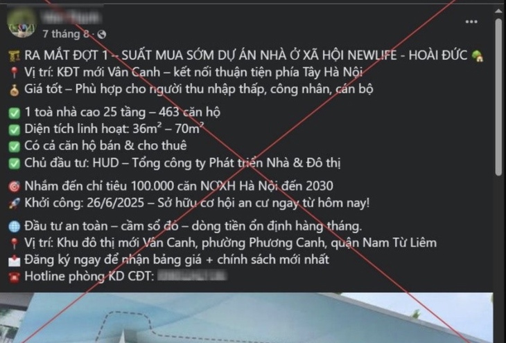Xử phạt người rao bán 'suất ngoại giao' nhà ở xã hội tại Hà Nội- Ảnh 1. Xử phạt người rao bán 'suất ngoại giao' nhà ở xã hội tại Hà Nội- Ảnh 1.