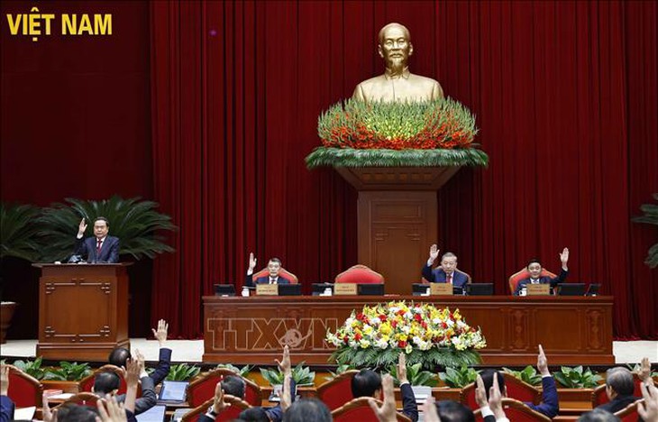Khai mạc trọng thể Hội nghị lần thứ hai Ban Chấp hành Trung ương Đảng khóa XIV- Ảnh 2.