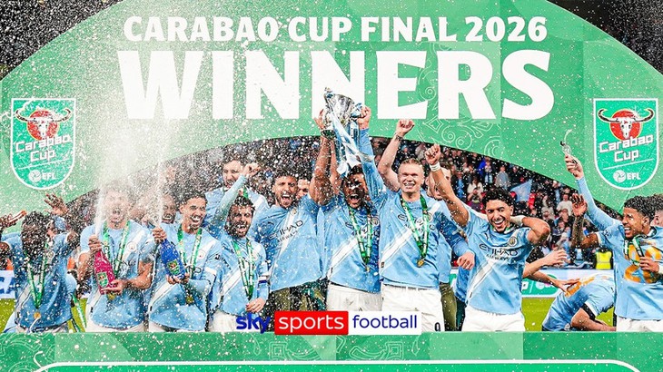 'Gieo sầu' cho Arsenal, Manchester City vô địch Cúp Liên đoàn Anh- Ảnh 1. 'Gieo sầu' cho Arsenal, Manchester City vô địch Cúp Liên đoàn Anh- Ảnh 1.