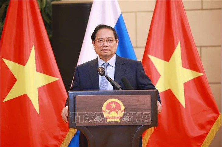Thủ tướng Phạm Minh Chính gặp gỡ cộng đồng người Việt Nam tại LB Nga- Ảnh 1. Thủ tướng Phạm Minh Chính gặp gỡ cộng đồng người Việt Nam tại LB Nga- Ảnh 1.