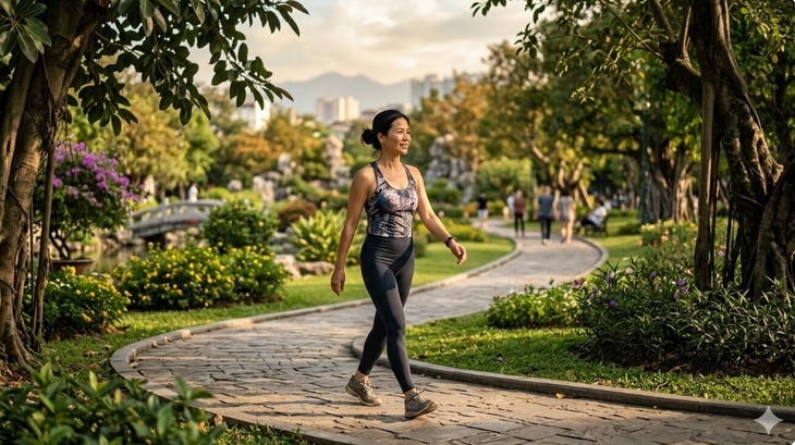 5 lợi ích khi đi bộ 1 km mỗi ngày- Ảnh 1.