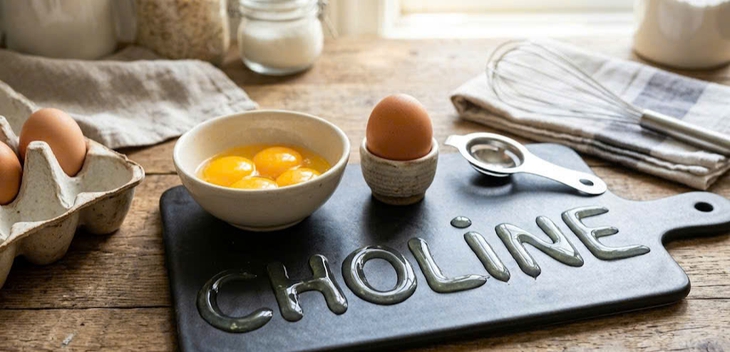 Ăn trứng lòng đỏ hay lòng trắng để nhận được choline?- Ảnh 1.