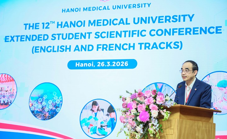 Dấu ấn quốc tế tại Hội nghị Khoa học sinh viên Trường Đại học Y Hà Nội- Ảnh 1. Dấu ấn quốc tế tại Hội nghị Khoa học sinh viên Trường Đại học Y Hà Nội- Ảnh 1.
