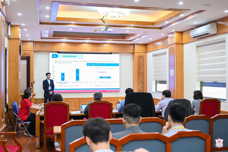 Dấu ấn quốc tế tại Hội nghị Khoa học sinh viên Trường Đại học Y Hà Nội- Ảnh 3. Dấu ấn quốc tế tại Hội nghị Khoa học sinh viên Trường Đại học Y Hà Nội- Ảnh 3.