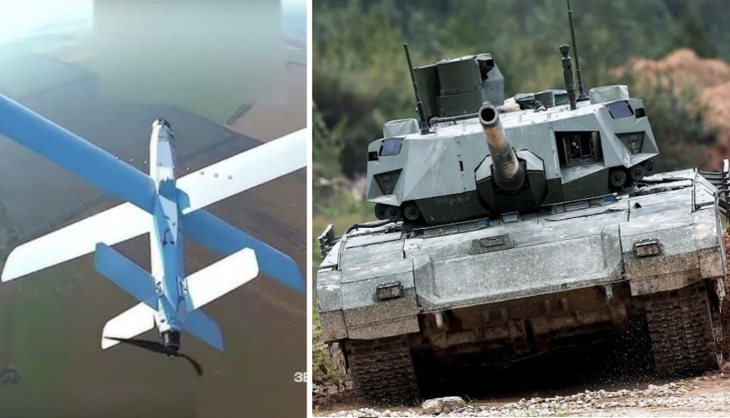 UAV giá rẻ đe dọa 'ngai vàng' xe tăng trên chiến trường Ukraine?- Ảnh 1. UAV giá rẻ đe dọa 'ngai vàng' xe tăng trên chiến trường Ukraine?- Ảnh 1.