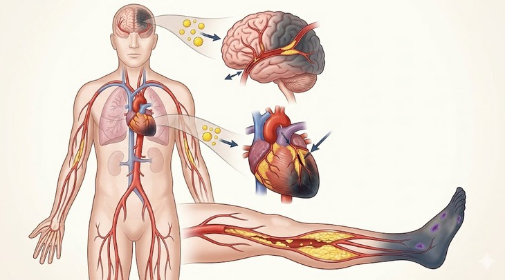 Những biến chứng nguy hiểm khi không kiểm soát mỡ máu- Ảnh 2.