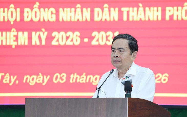 Chủ tịch Quốc hội dự tiếp xúc cử tri với người ứng cử ĐBQH khóa XVI tại TPHCM