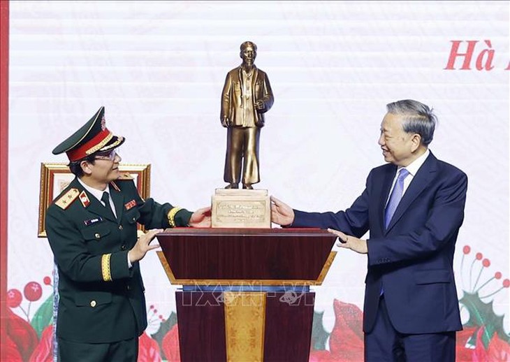 Tổng Bí thư Tô Lâm dự Lễ Kỷ niệm 75 năm Ngày truyền thống của Bệnh viện 108- Ảnh 6.