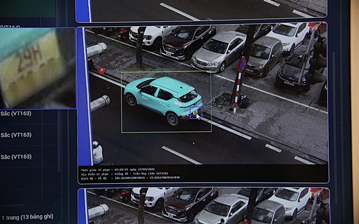 Tài xế lưu ý: Camera AI Hà Nội bắt lỗi dừng đỗ, rời đi vẫn nhận thông báo phạt