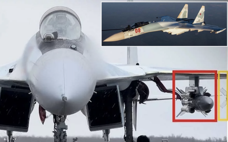 Tiêm kích Su-35 Nga lộ cấu hình tên lửa mới giúp tăng sức ép trên bầu trời Ukraine