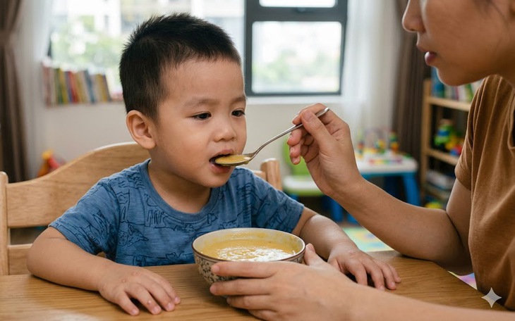 5 loại cháo súp giúp trẻ phục hồi sau mắc tay chân miệng