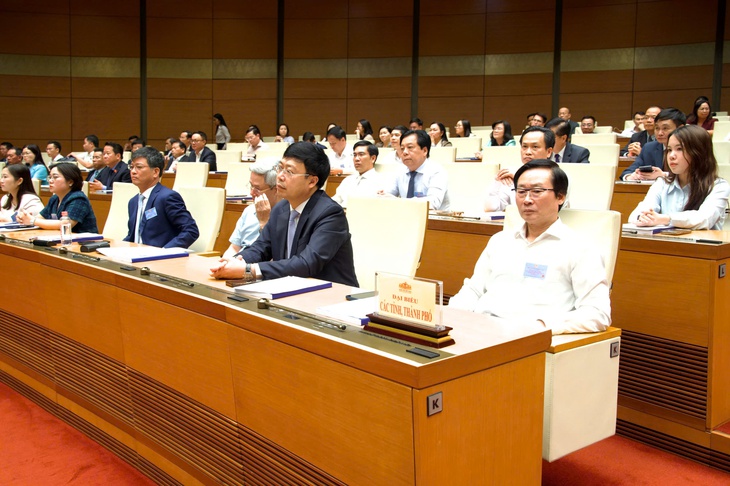 Tổng Bí thư Tô Lâm và nhiều lãnh đạo Đảng, Nhà nước dự Hội nghị tổng kết công tác bầu cử- Ảnh 5.