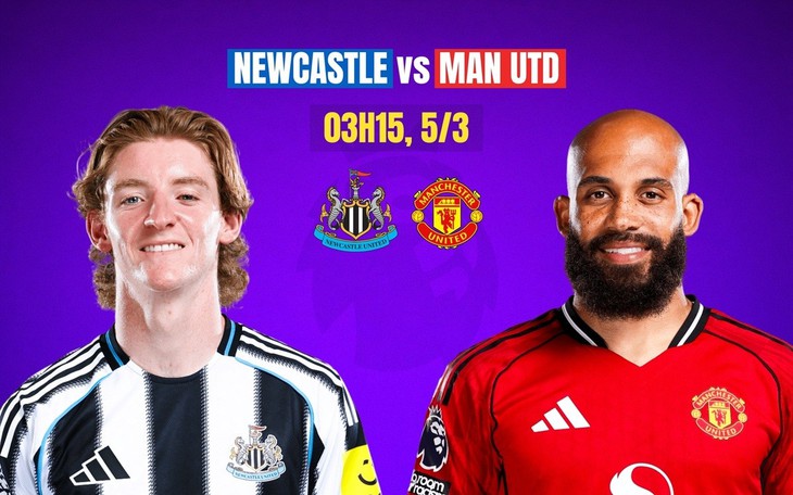 Kênh và link xem trực tiếp MU đấu Newcastle ngày 5/3