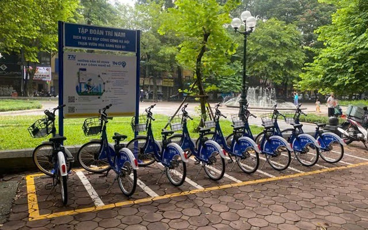 Đề xuất gia hạn thí điểm xe đạp công cộng tại Hà Nội đến năm 2026