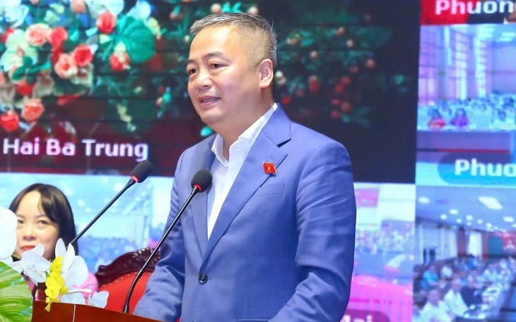 Giám đốc Bệnh viện Trung ương Thái Nguyên Nguyễn Công Hoàng cam kết gần dân, lắng nghe cử tri- Ảnh 2.