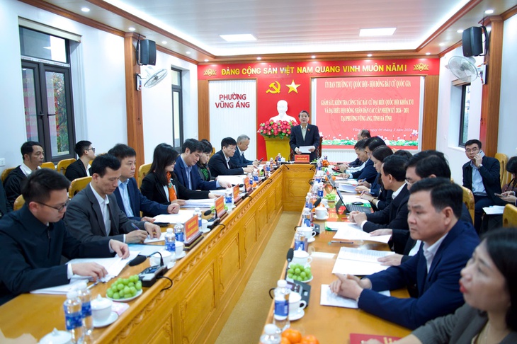 Phó Chủ tịch Quốc hội Nguyễn Đức Hải kiểm tra công tác chuẩn bị bầu cử tại Hà Tĩnh- Ảnh 3. Phó Chủ tịch Quốc hội Nguyễn Đức Hải kiểm tra công tác chuẩn bị bầu cử tại Hà Tĩnh- Ảnh 3.