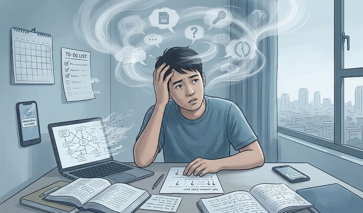 Vì sao người trẻ cũng mắc 'sương mù não'?- Ảnh 2. Vì sao người trẻ cũng mắc 'sương mù não'?- Ảnh 2.