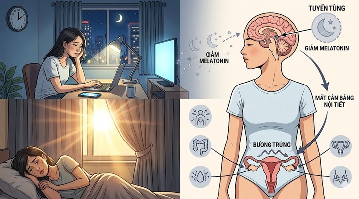 Thức đêm làm việc có thể phá vỡ nội tiết nữ ra sao?- Ảnh 2.