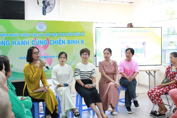 Lan tỏa nghị lực sống từ chương trình ‘Đồng hành cùng chiến binh K’ tại BV Chợ Rẫy- Ảnh 2. Lan tỏa nghị lực sống từ chương trình ‘Đồng hành cùng chiến binh K’ tại BV Chợ Rẫy- Ảnh 2.