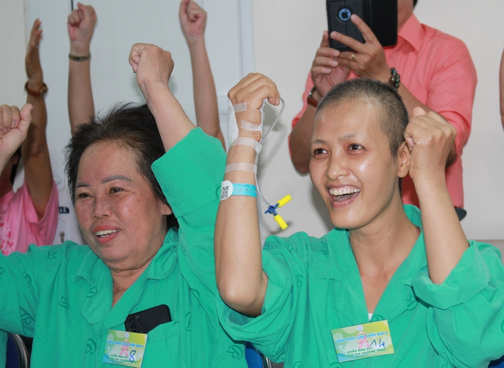Lan tỏa nghị lực sống từ chương trình ‘Đồng hành cùng chiến binh K’ tại BV Chợ Rẫy- Ảnh 1. Lan tỏa nghị lực sống từ chương trình ‘Đồng hành cùng chiến binh K’ tại BV Chợ Rẫy- Ảnh 1.
