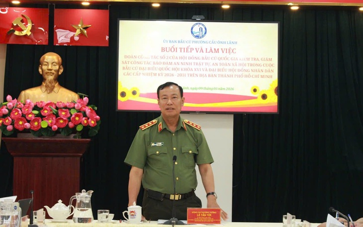 Triển khai đồng bộ các giải pháp bảo đảm an ninh trật tự cho ngày bầu cử tại TPHCM