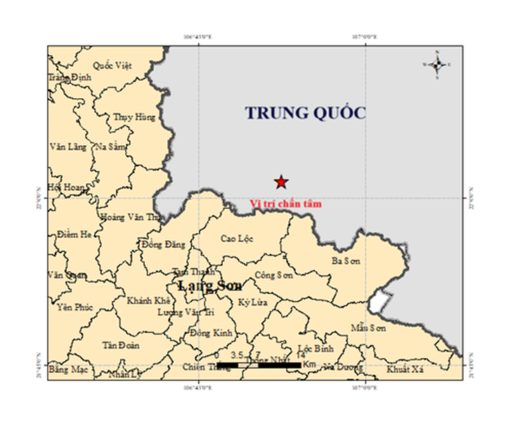 Động đất ở Trung Quốc, nhiều người dân Lạng Sơn cảm nhận được rung lắc- Ảnh 1. Động đất ở Trung Quốc, nhiều người dân Lạng Sơn cảm nhận được rung lắc- Ảnh 1.