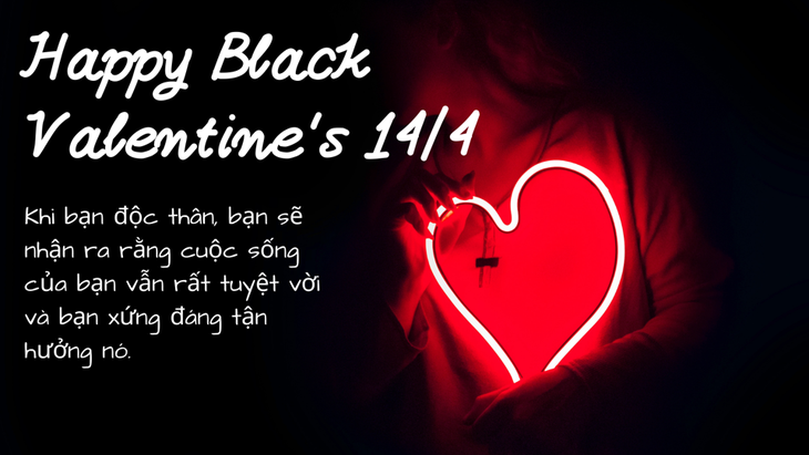 Những mẫu thiệp Valentine 14/4 - Valentine đen đẹp nhất 2026- Ảnh 1.