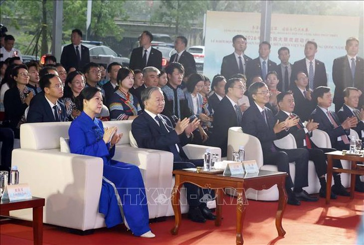 Tổng Bí thư, Chủ tịch nước Tô Lâm dự Lễ khởi động Liên hoan nhân dân biên giới Việt Nam - Trung Quốc năm 2026- Ảnh 1.