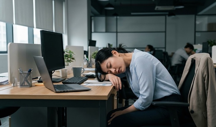Ngủ trưa kéo dài khiến cơ thể mệt mỏi hơn- Ảnh 1. Ngủ trưa kéo dài khiến cơ thể mệt mỏi hơn- Ảnh 1.