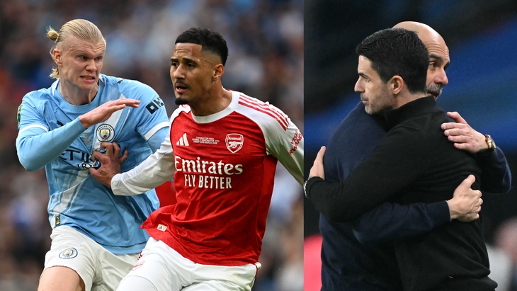 Lịch thi đấu bóng đá hôm nay ngày 19/4 - 20/4: Man City đại chiến Arsenal- Ảnh 1. Lịch thi đấu bóng đá hôm nay ngày 19/4 - 20/4: Man City đại chiến Arsenal- Ảnh 1.