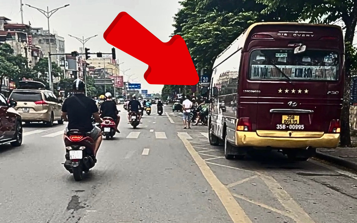 Hà Nội: Ngay dưới hệ thống camera, xe khách vẫn ngang nhiên vi phạm- Ảnh 3. Hà Nội: Ngay dưới hệ thống camera, xe khách vẫn ngang nhiên vi phạm- Ảnh 3.