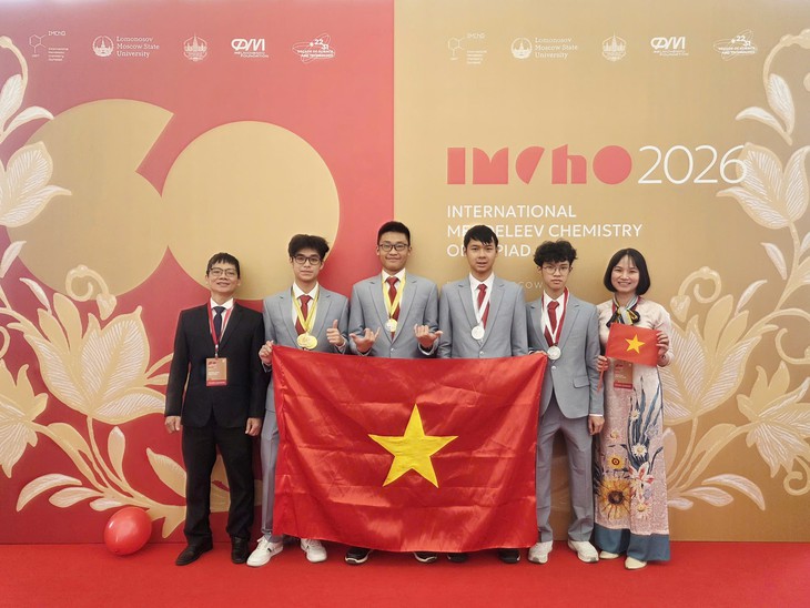 Việt Nam giành thắng lợi lớn tại Olympic Hóa học Quốc tế Mendeleev 2026- Ảnh 1. Việt Nam giành thắng lợi lớn tại Olympic Hóa học Quốc tế Mendeleev 2026- Ảnh 1.