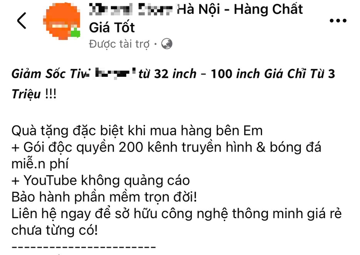 Tivi hơn 3 triệu đồng bán tràn ngập thị trường, người mua cần lưu ý gì?- Ảnh 1. Tivi hơn 3 triệu đồng bán tràn ngập thị trường, người mua cần lưu ý gì?- Ảnh 1.