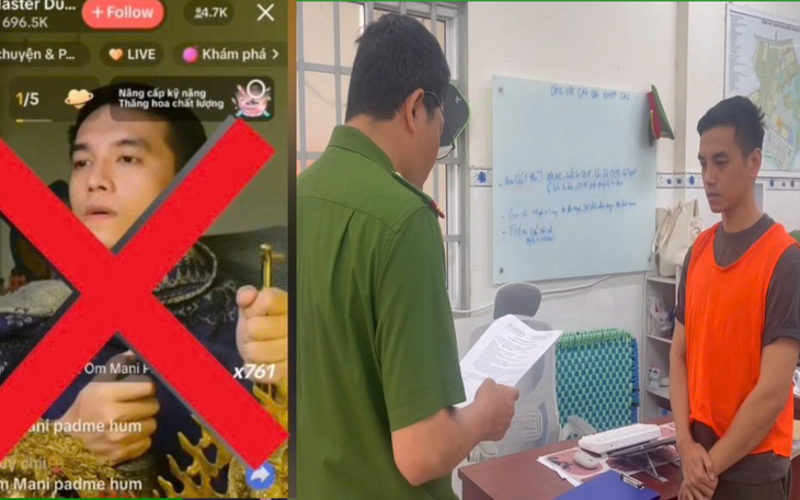 "Master Dũng Văn" bị bắt vì lừa đảo tâm linh