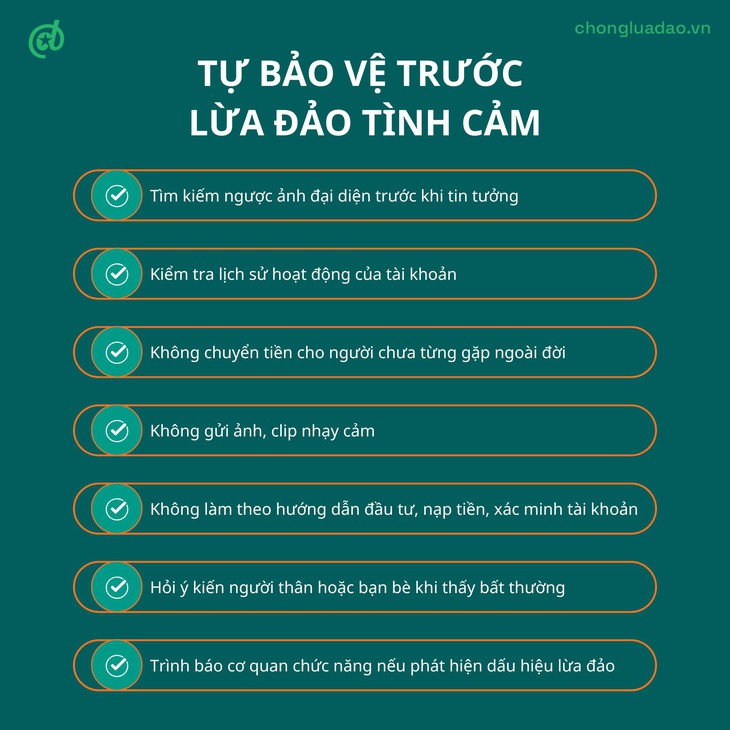 Checklist nhận diện các dấu hiệu của bẫy lừa đảo tình cảm- Ảnh 3. Checklist nhận diện các dấu hiệu của bẫy lừa đảo tình cảm- Ảnh 3.