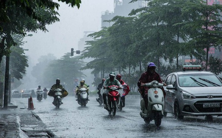 Miền Bắc đón không khí lạnh từ đêm nay, mưa dông diện rộng