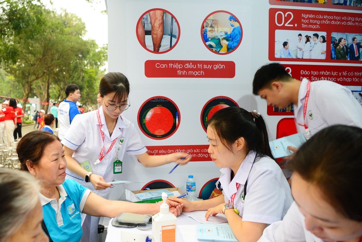 Lực lượng Y tế Công an nhân dân triển khai khám sàng lọc tại Ngày Sức khỏe toàn dân 7/4- Ảnh 6.