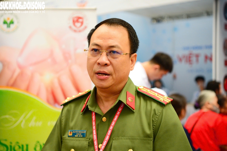 Lực lượng Y tế Công an nhân dân triển khai khám sàng lọc tại Ngày Sức khỏe toàn dân 7/4- Ảnh 4.