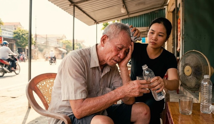 Nắng nóng khiến người cao tuổi dễ bị rối loạn điện giải- Ảnh 1.