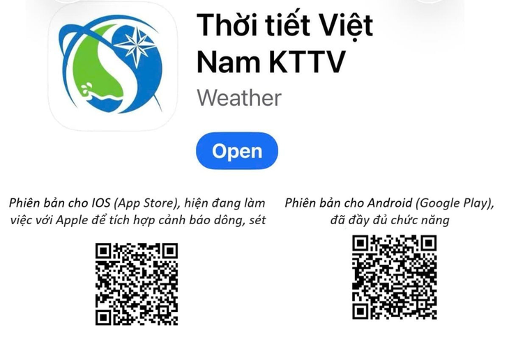 Ra mắt ứng dụng Thời tiết Việt Nam dựa trên 2600 trạm quan trắc- Ảnh 1.