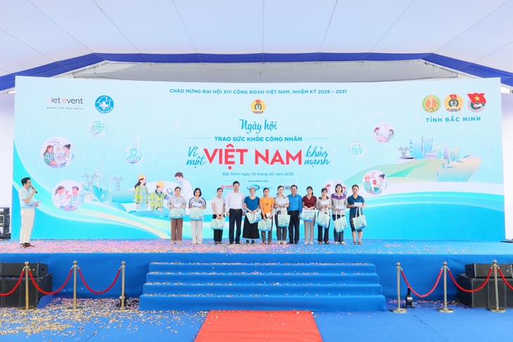 3.000 người lao động ở Bắc Ninh thụ hưởng chương trình 'Trao sức khỏe công nhân – Vì một Việt Nam khỏe mạnh' năm 2026- Ảnh 4.
