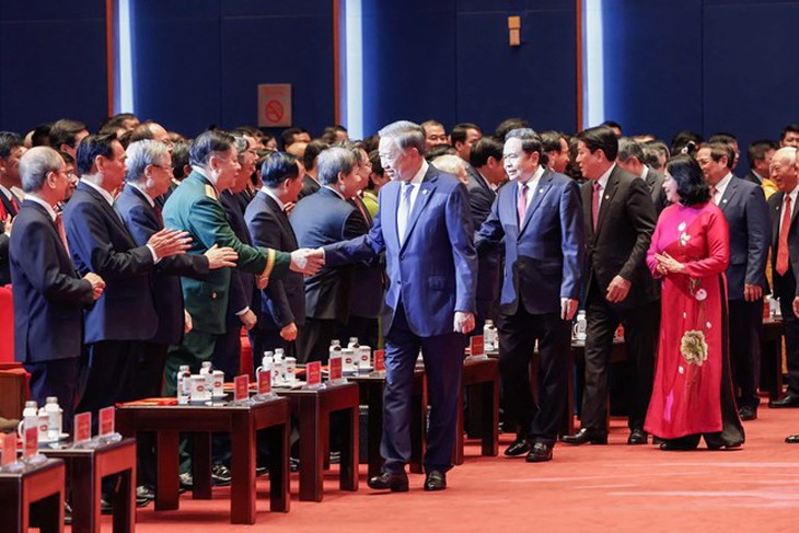 Tổng Bí thư, Chủ tịch nước Tô Lâm dự khai mạc Đại hội MTTQ Việt Nam lần thứ XI- Ảnh 1. Tổng Bí thư, Chủ tịch nước Tô Lâm dự khai mạc Đại hội MTTQ Việt Nam lần thứ XI- Ảnh 1.