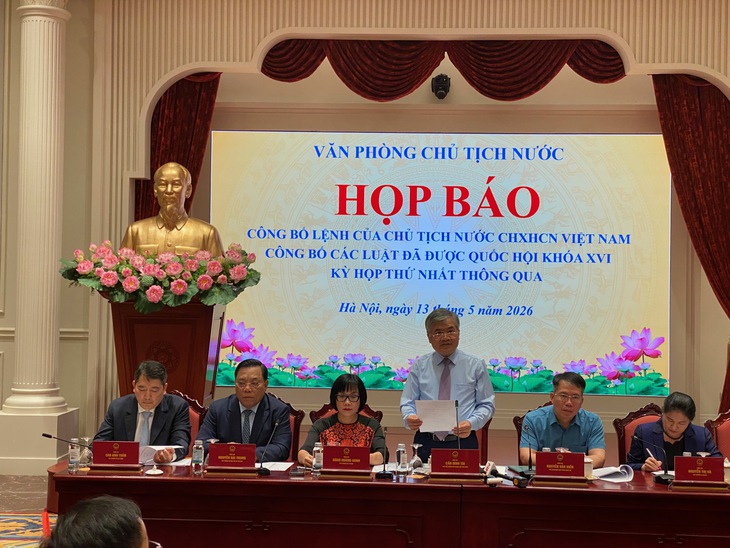 Công bố lệnh của Chủ tịch nước về 9 luật được Quốc hội thông qua tại Kỳ họp thứ Nhất- Ảnh 1. Công bố lệnh của Chủ tịch nước về 9 luật được Quốc hội thông qua tại Kỳ họp thứ Nhất- Ảnh 1.