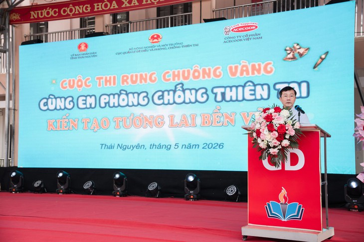 Kiến tạo tương lai bền vững từ những sân chơi phòng chống thiên tai cho học sinh- Ảnh 1.