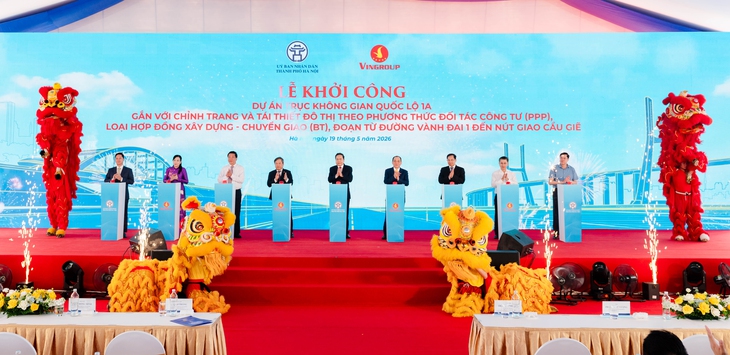 Khởi công dự án mở rộng Quốc lộ 1A qua Hà Nội với tổng vốn gần 162.000 tỷ đồng- Ảnh 1.