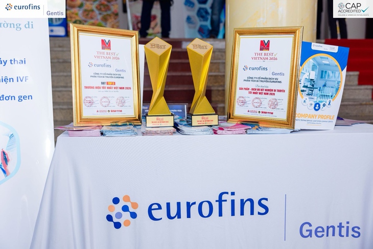 Eurofins GENTIS xuất sắc đạt 2 giải thưởng tiêu biểu tại The Best of Vietnam 2026- Ảnh 2.
