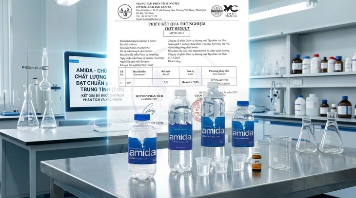 Nước uống đóng chai Amida: Giải pháp bù nước an toàn- Ảnh 1.