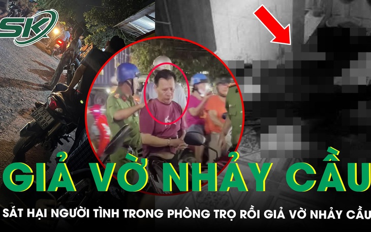 CSGT giải cứu người định tự tử trên cầu Gián Khẩu - Ảnh 3.