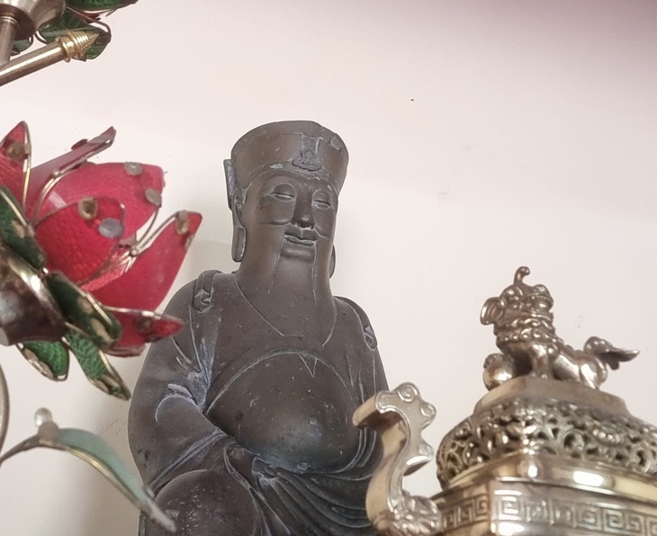 Giải mã bí ẩn pho tượng cổ ở vùng đất Chúa Tiên Nguyễn Hoàng lập dinh- Ảnh 2.